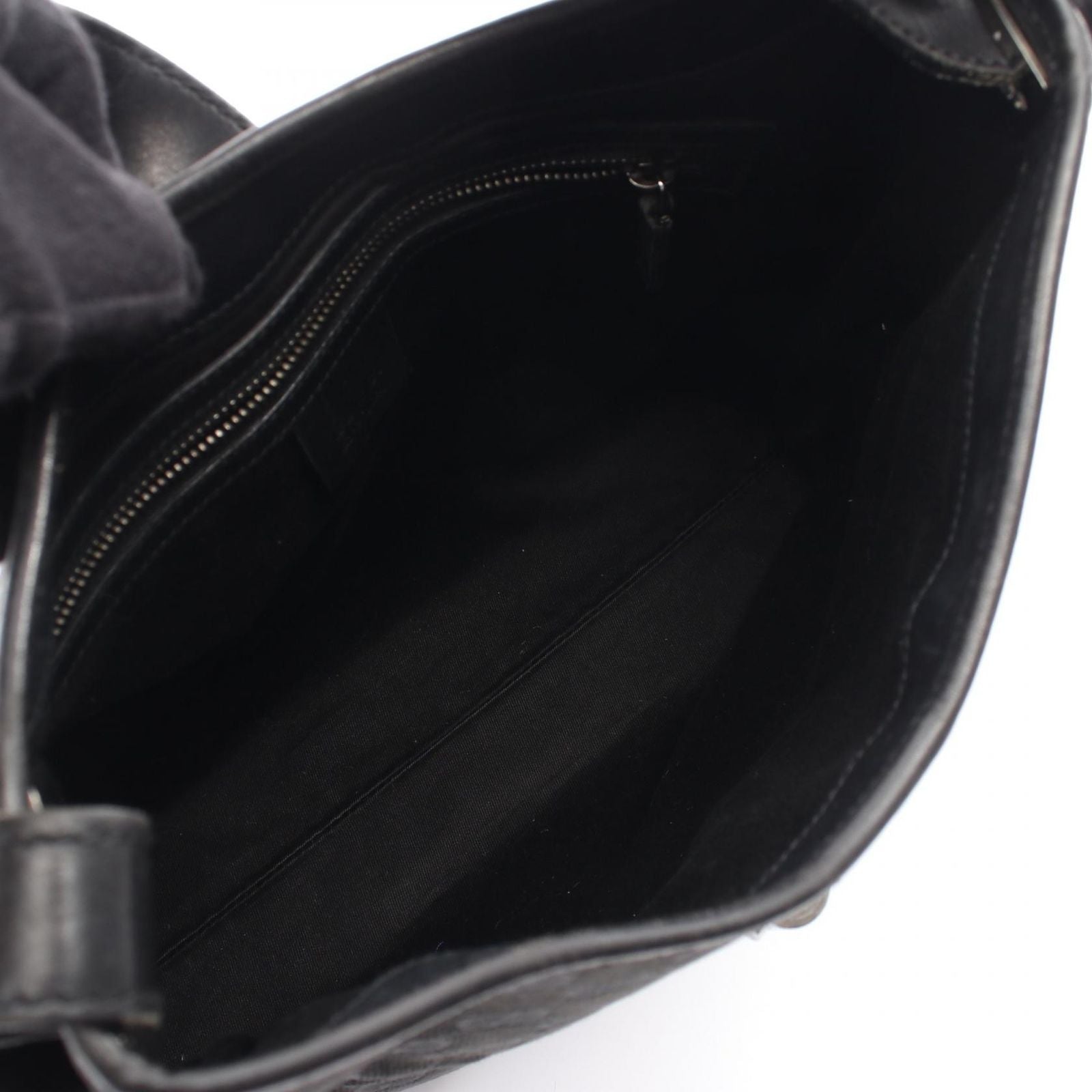 Gucci Shoulder Bag Jackie GG Canvas Black New — view 3