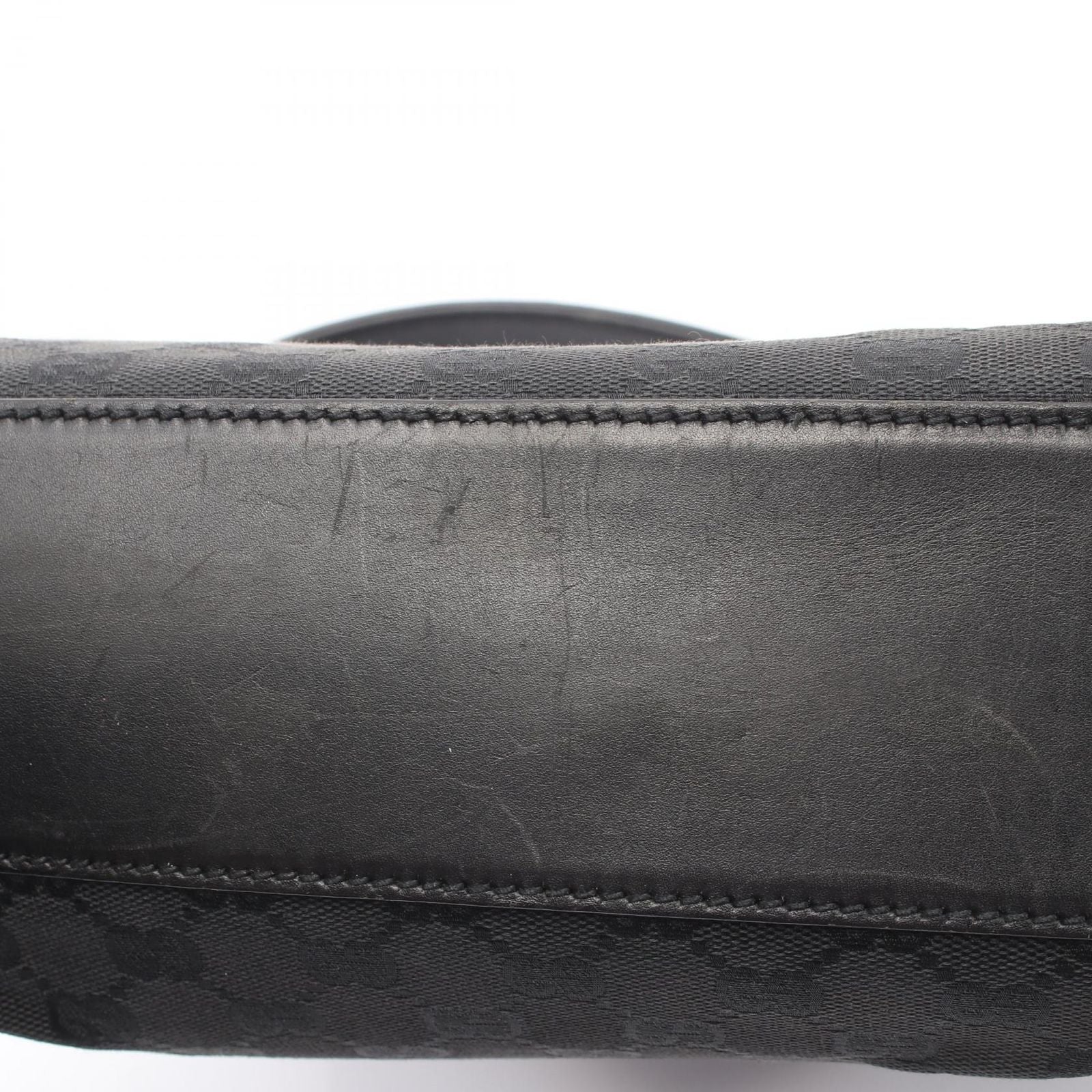 Gucci Shoulder Bag Jackie GG Canvas Black New — view 9