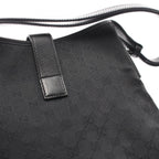 Gucci Shoulder Bag Jackie GG Canvas Black New — view 5
