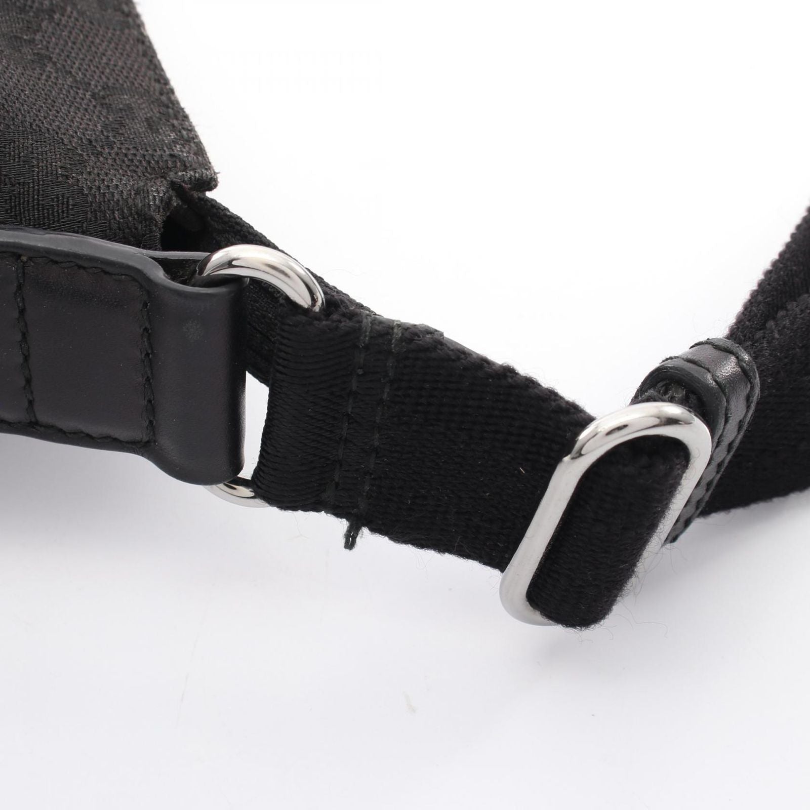 Gucci Shoulder Bag GG Canvas Black — view 8