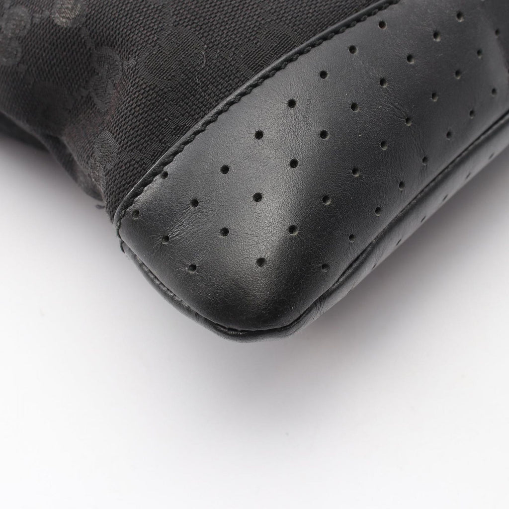 Gucci Shoulder Bag GG Canvas Black — view 6