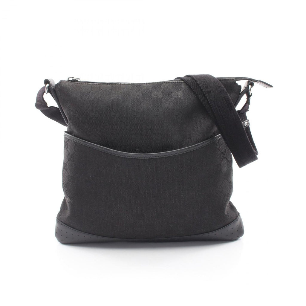 Gucci Shoulder Bag GG Canvas Black