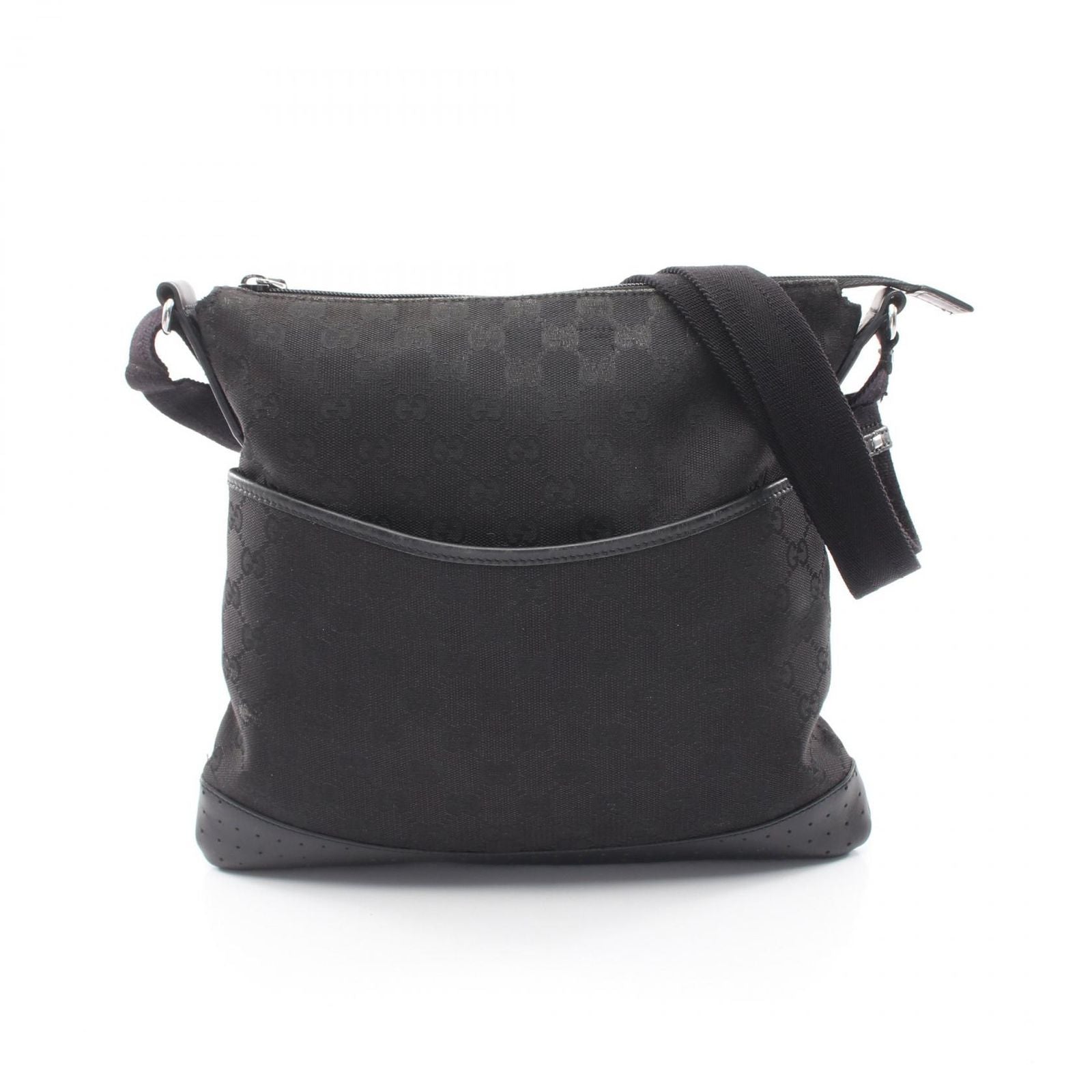 Gucci Shoulder Bag GG Canvas Black