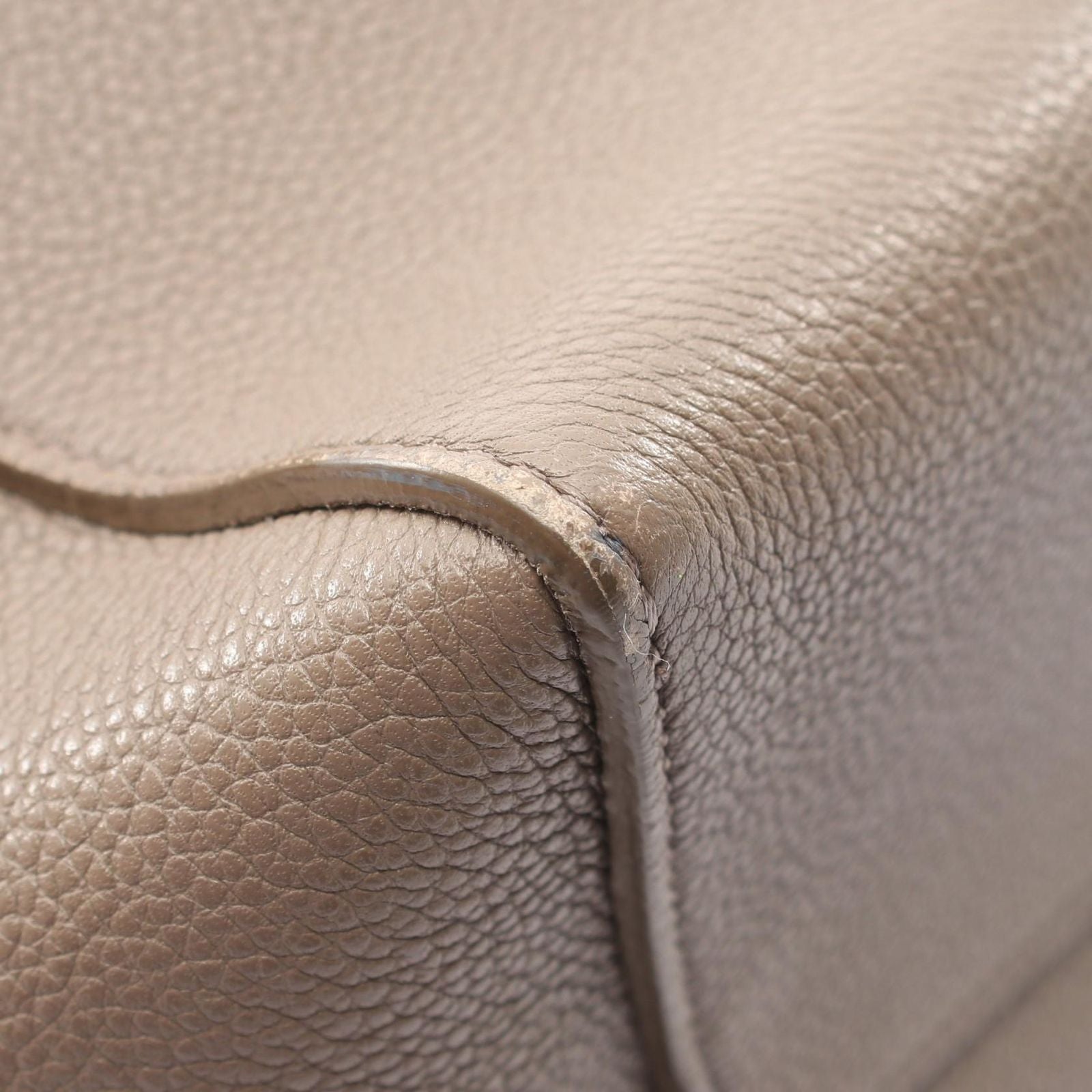 Celine Shoulder Bag Sangle Bucket Small Gray Leather — view 6