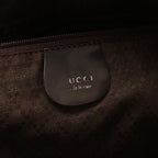 Gucci Tote Bamboo 002 Dark Brown Nylon Leather — view 4