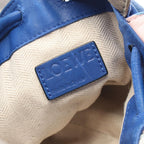 Loewe Shoulder Bag Ramenco Micro Petal Blue Leather Flamenco — view 4