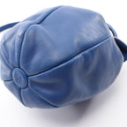 Loewe Shoulder Bag Ramenco Micro Petal Blue Leather Flamenco — view 7