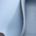 Celine Shoulder Bag Frame Gray Light Blue Leather — view 8