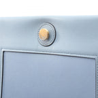 Celine Shoulder Bag Frame Gray Light Blue Leather — view 9