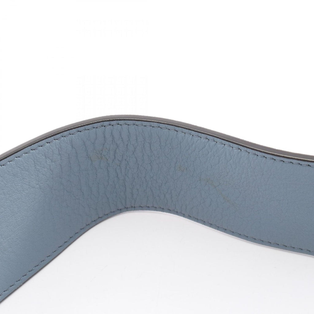 Celine Shoulder Bag Frame Gray Light Blue Leather — view 7