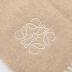 Loewe Scarf Anagram Bicolor Brown Wool — view 2