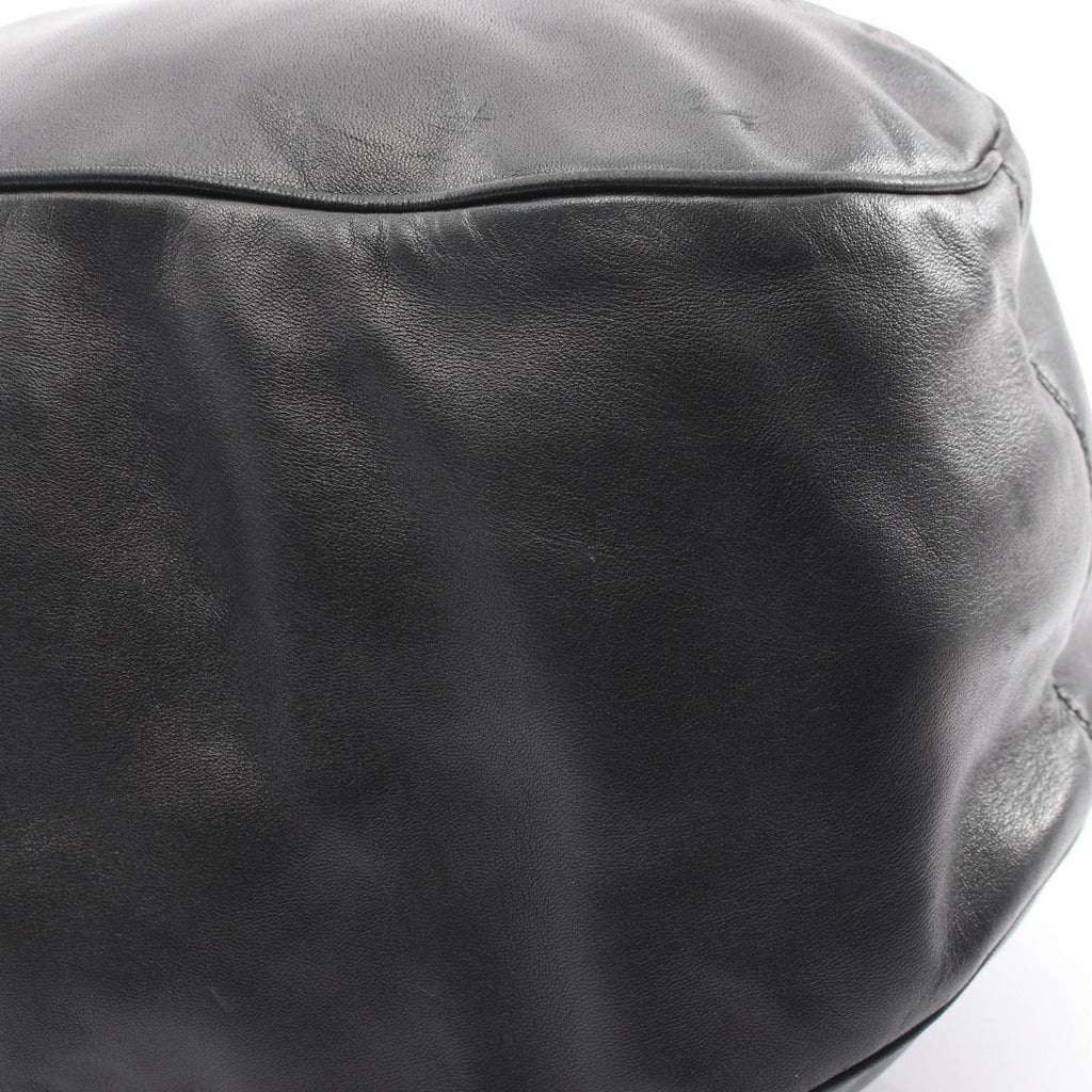 Loewe Shoulder Bag Anagram Black Leather — view 8