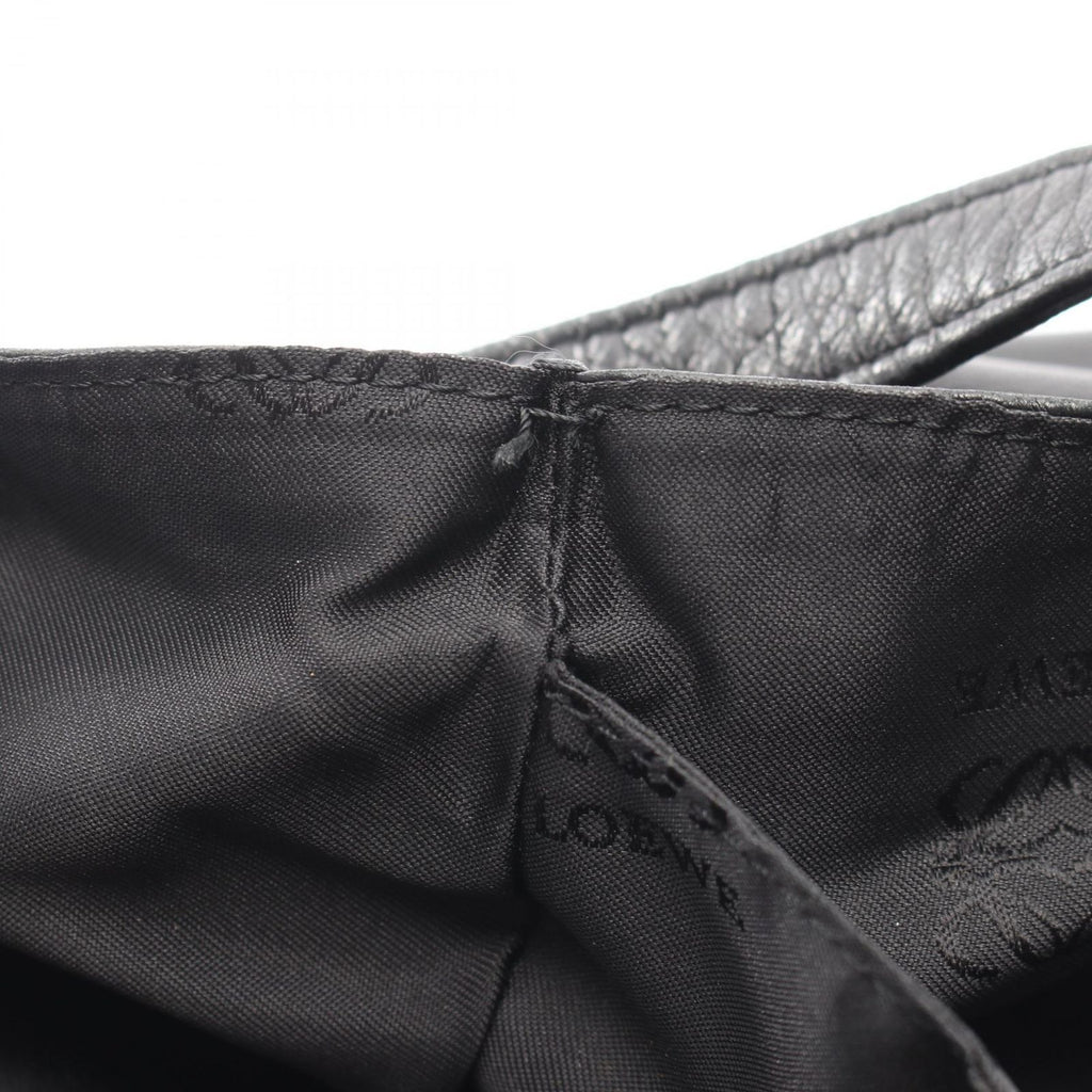 Loewe Shoulder Bag Anagram Black Leather — view 9