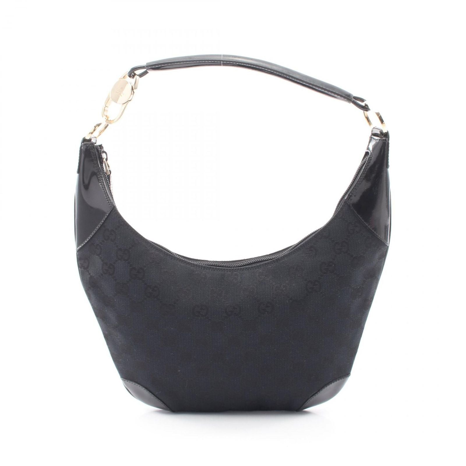 Gucci Shoulder Bag GG Canvas 001 Black
