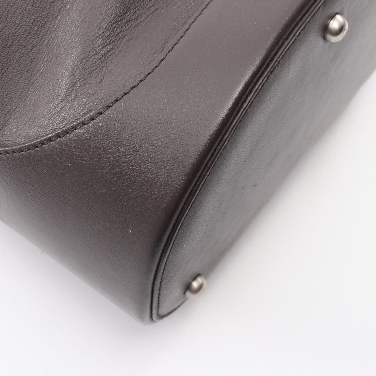 Loewe Shoulder Bag Anagram Black Leather — view 5