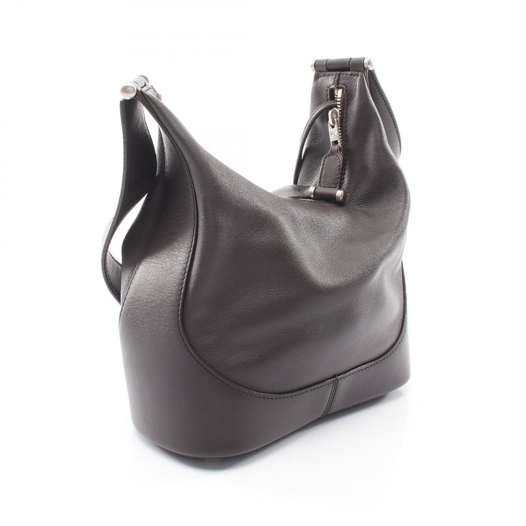 Loewe Shoulder Bag Anagram Black Leather — view 2
