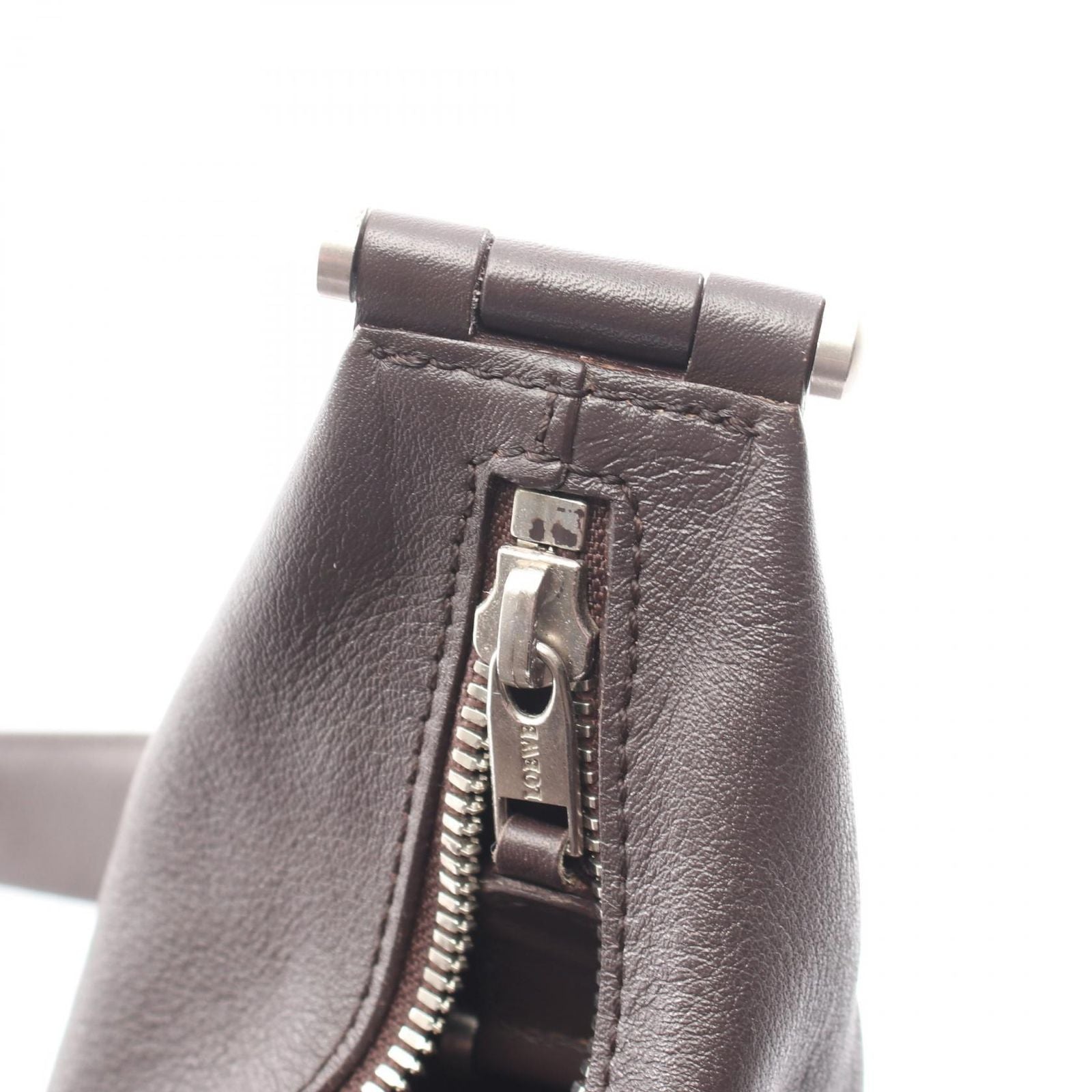 Loewe Shoulder Bag Anagram Black Leather — view 8