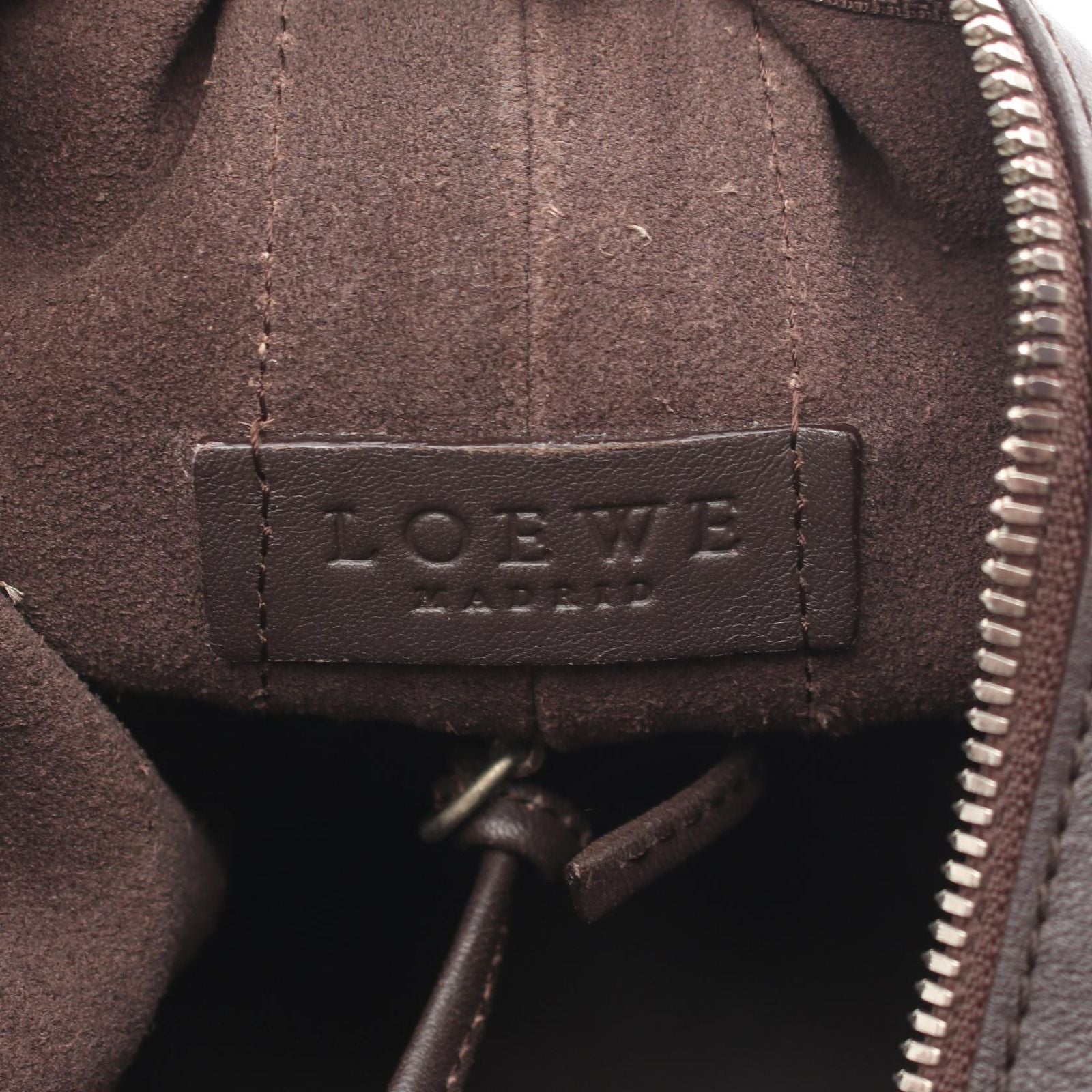 Loewe Shoulder Bag Anagram Black Leather — view 4