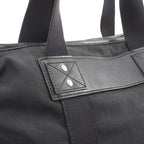 Gucci Tote Sherry Line Black Canvas Leather — view 7