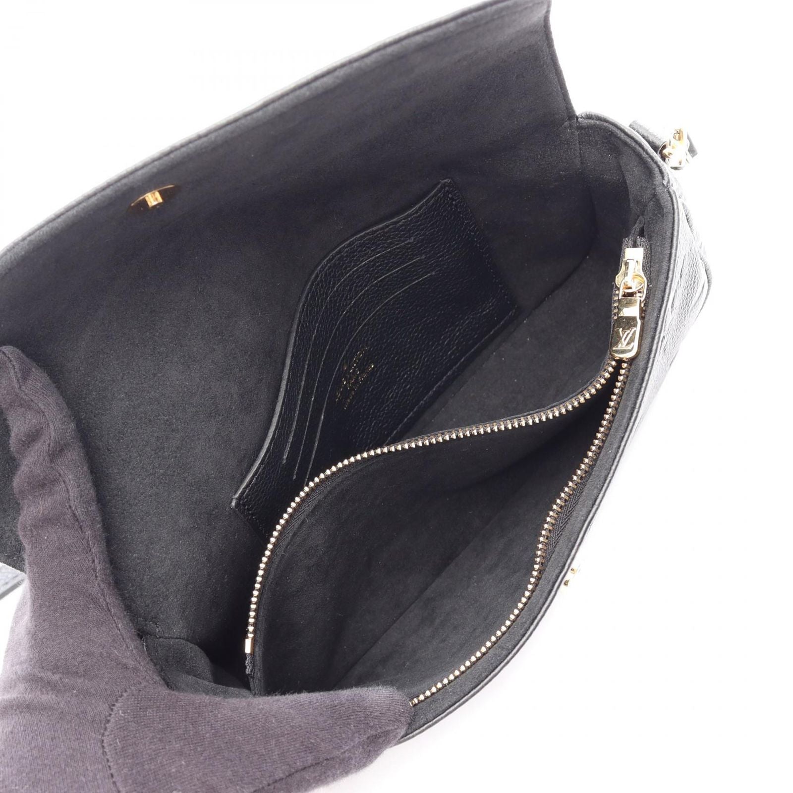 Louis Vuitton Handbag Wallet on Chain Monogram Empreinte Noir 2-Way Leather — view 3