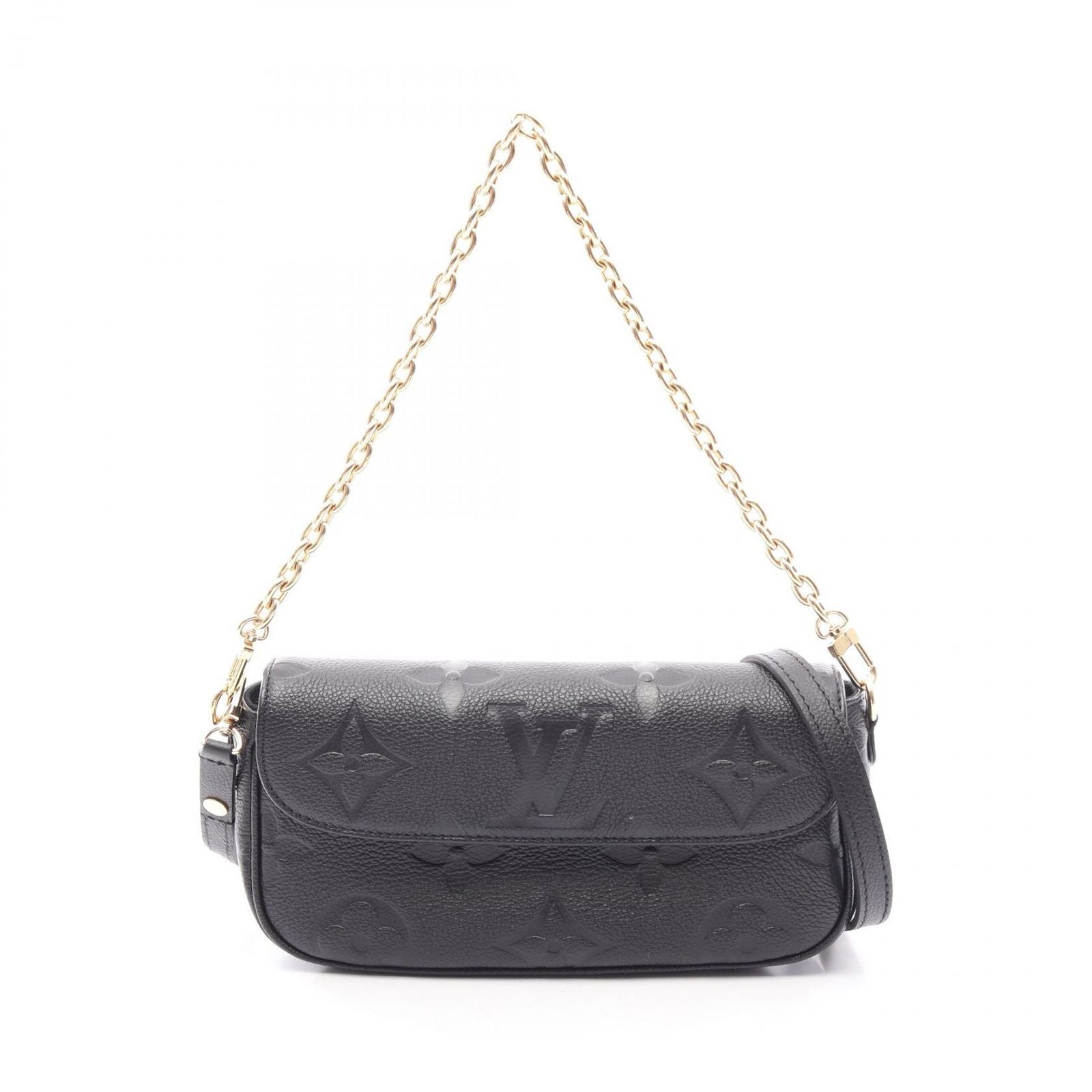 Louis Vuitton Handbag Wallet on Chain Monogram Empreinte Noir 2-Way Leather