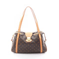 Louis Vuitton Shoulder Bag Strether PM Monogram Canvas Leather