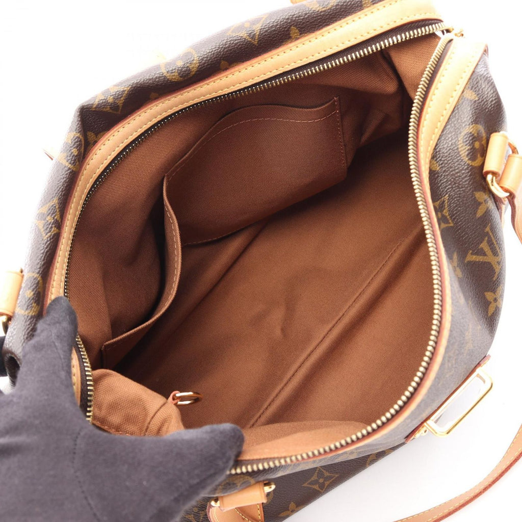 Louis Vuitton Shoulder Bag Strether PM Monogram Canvas Leather — view 3