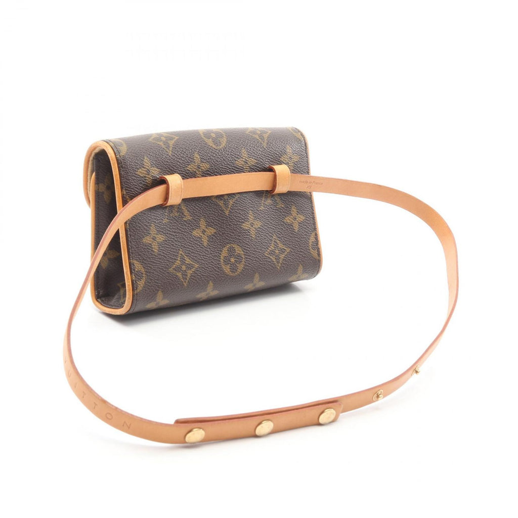 Louis Vuitton Waist Bag Pochette with Florentine Bouton Pression Canvas Leather — view 2