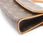 Louis Vuitton Waist Bag Pochette with Florentine Bouton Pression Canvas Leather — view 9