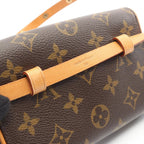 Louis Vuitton Waist Bag Pochette with Florentine Bouton Pression Canvas Leather — view 7