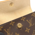 Louis Vuitton Waist Bag Pochette with Florentine Bouton Pression Canvas Leather — view 6