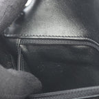 Chanel Shoulder Bag Mini Quilted Black Lambskin Chain — view 7