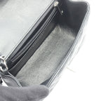 Chanel Shoulder Bag Mini Quilted Black Lambskin Chain — view 3