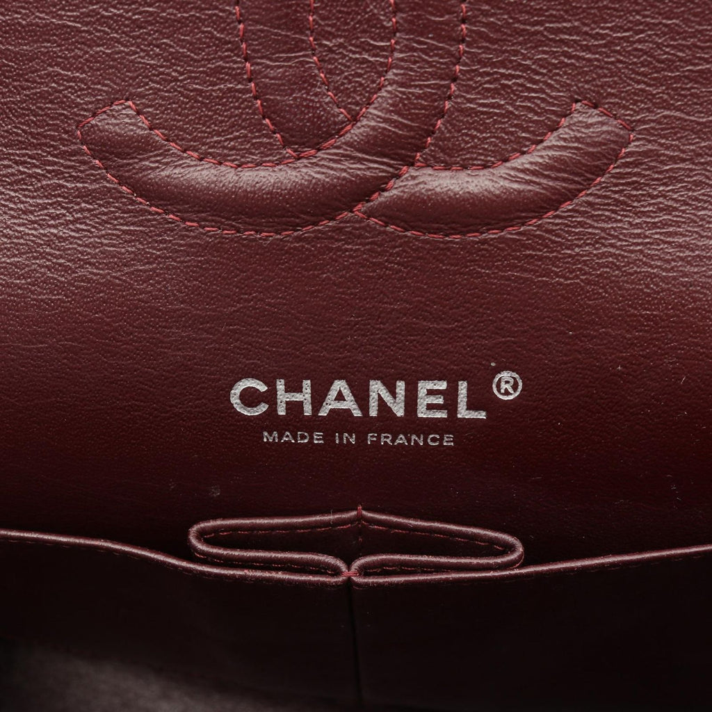 Chanel Shoulder Bag Quilted Double Flap Black Lambskin Chain — view 4