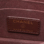 Chanel Shoulder Bag Quilted Mini Black Caviar Leather Chain Wallet — view 4