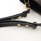Louis Vuitton Shoulder Bag Neo Noe Noir Canvas Leather — view 6