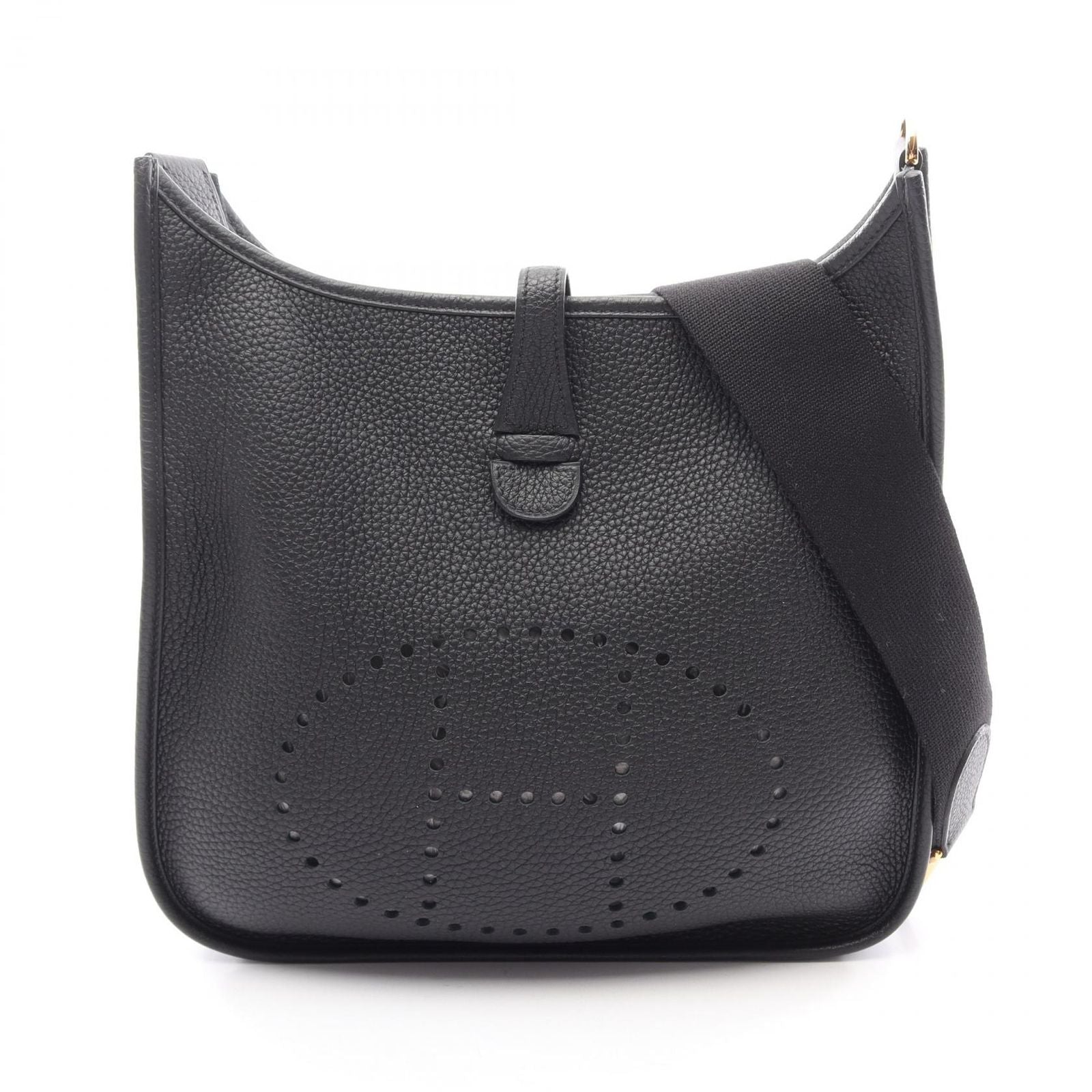 Hermes Shoulder Bag Evelyne 3 Trois PM Black
