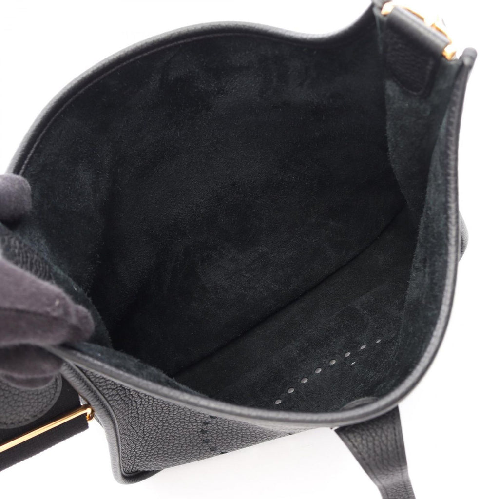 Hermes Shoulder Bag Evelyne 3 Trois PM Black — view 3