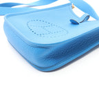 Hermes Shoulder Bag Evelyne TPM Amazon Blue Hydra TPM — view 6