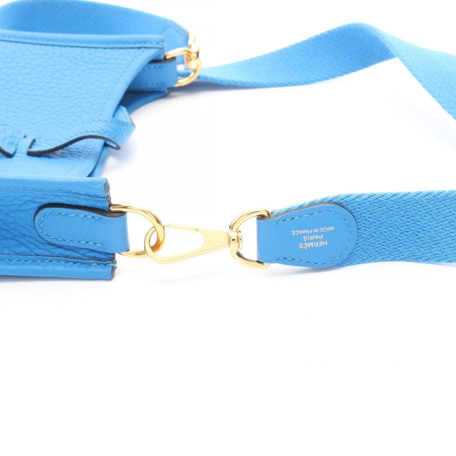 Hermes Shoulder Bag Evelyne TPM Amazon Blue Hydra TPM — view 7