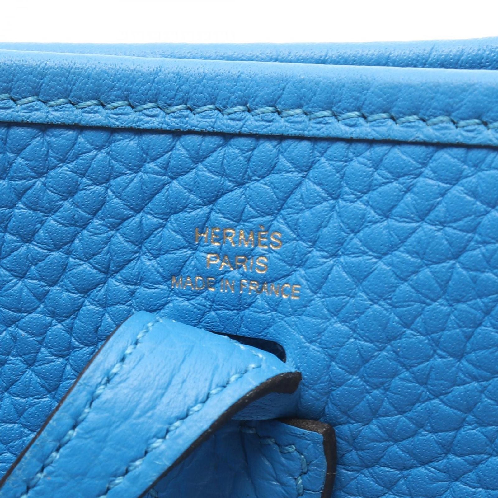 Hermes Shoulder Bag Evelyne TPM Amazon Blue Hydra TPM — view 4