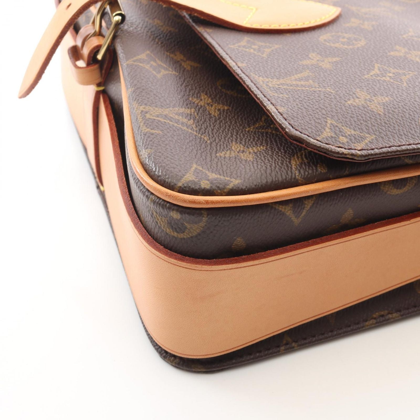 Louis Vuitton Shoulder Bag Cartouchiere GM Canvas Leather — view 8