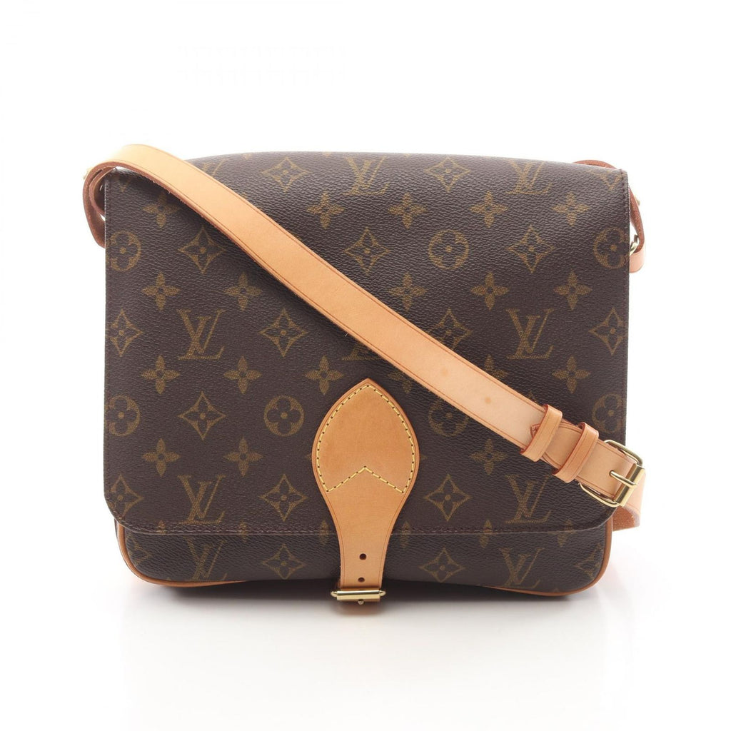Louis Vuitton Shoulder Bag Cartouchiere GM Canvas Leather