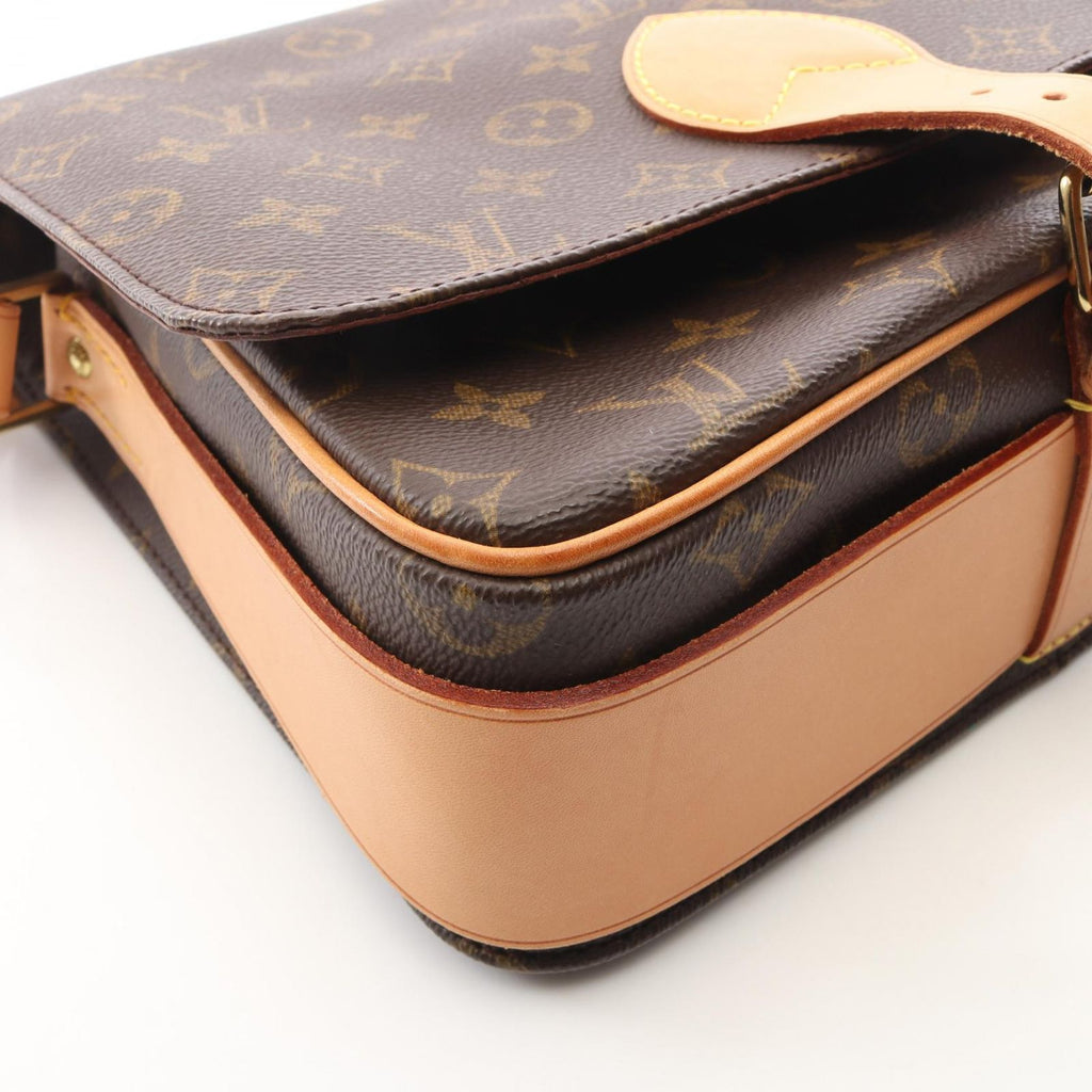 Louis Vuitton Shoulder Bag Cartouchiere GM Canvas Leather — view 7