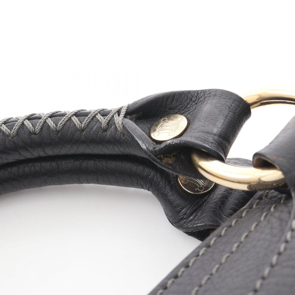 Celine Handbag Boogie Bag Black Leather — view 9