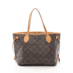 Louis Vuitton Tote Neverfull PM Canvas Leather