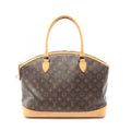 Louis Vuitton Tote Lockit Oriental Canvas Leather