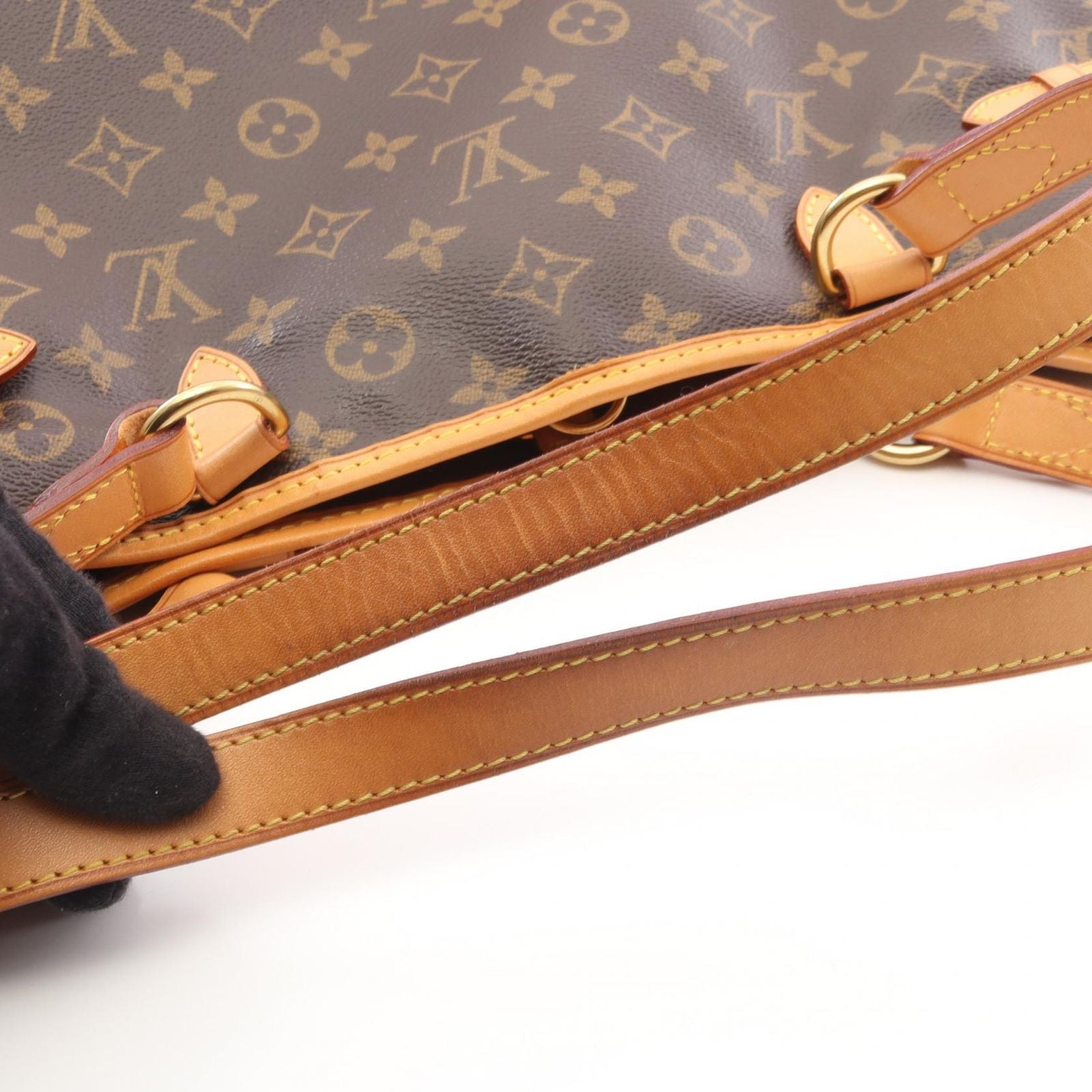 Louis Vuitton Shoulder Bag Batignolles Oriental Canvas Leather — view 9