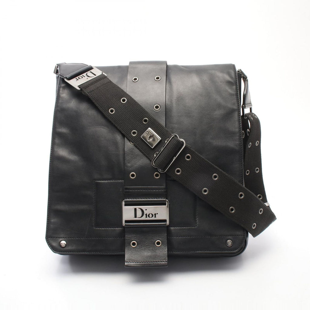 Dior Shoulder Bag Street Chic Black Leather