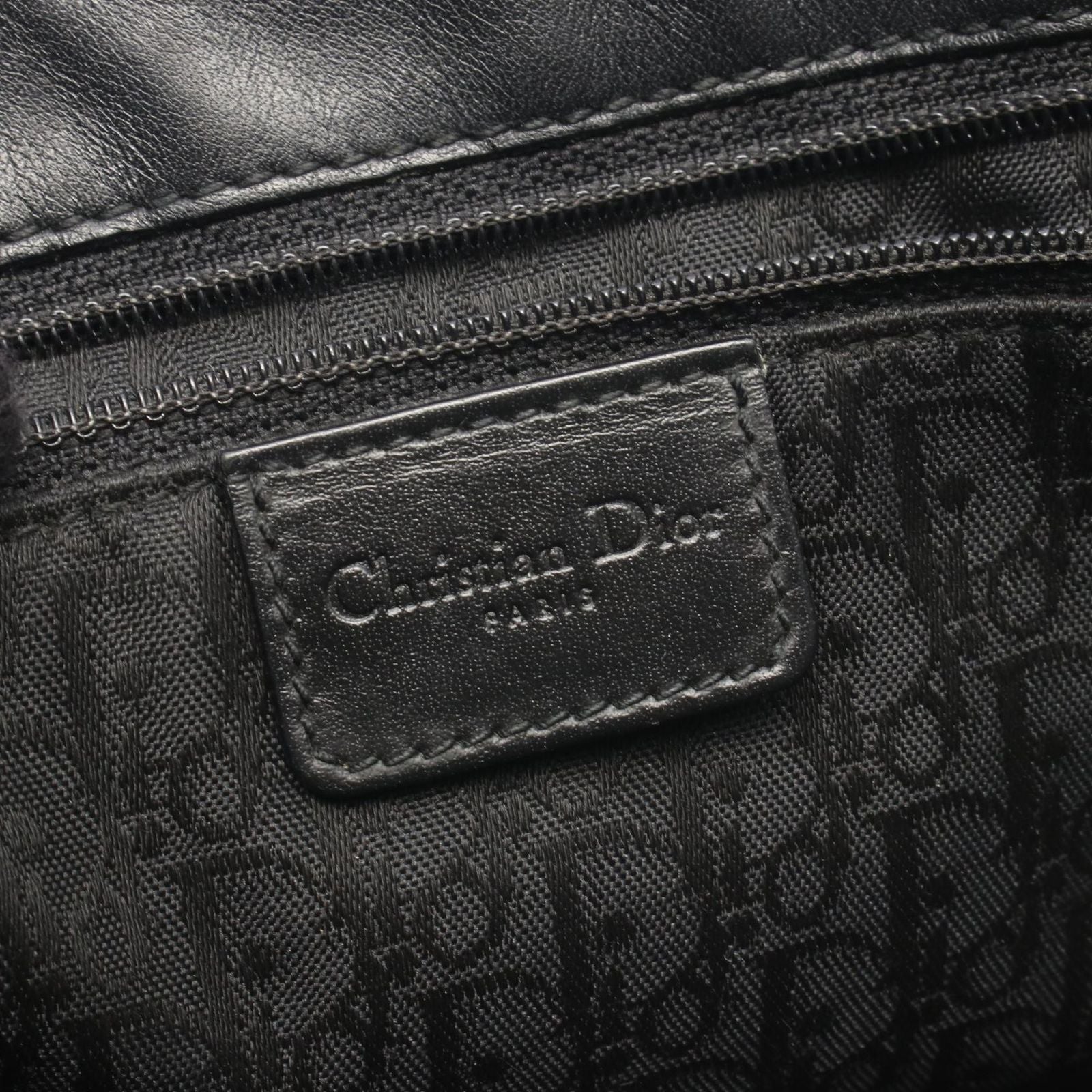 Dior Shoulder Bag Street Chic Black Leather — view 4